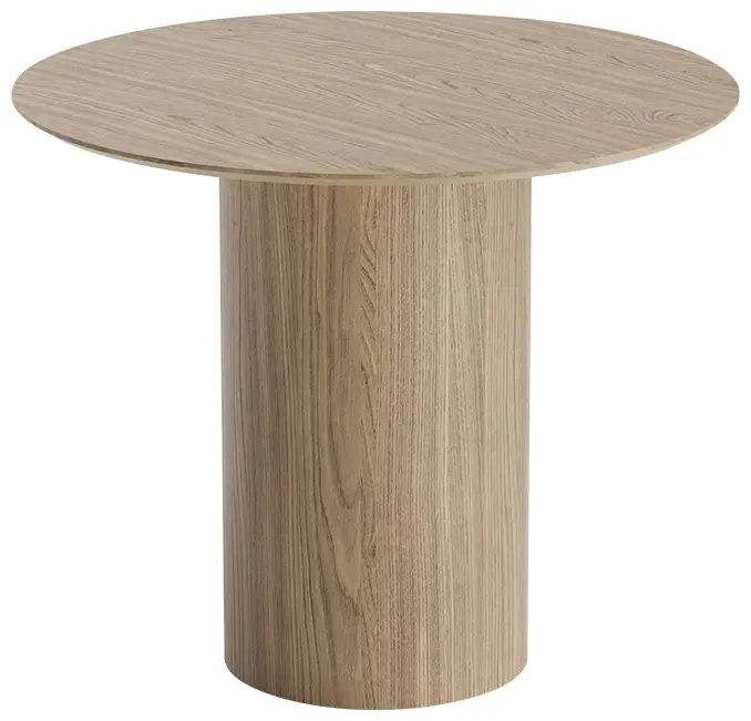 Обеденный стол Ellipse Type, 90х90x75 см, МДФ, коричневый