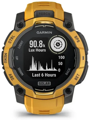 Смарт-часы Garmin Instinct 3 Solar 50 мм Sunburst/Gray