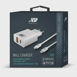 Зарядное устройство BoraSCO Power Delivery 38255 White 