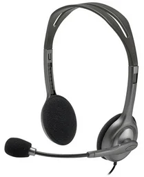 Наушники Logitech Stereo Headset H111 серый