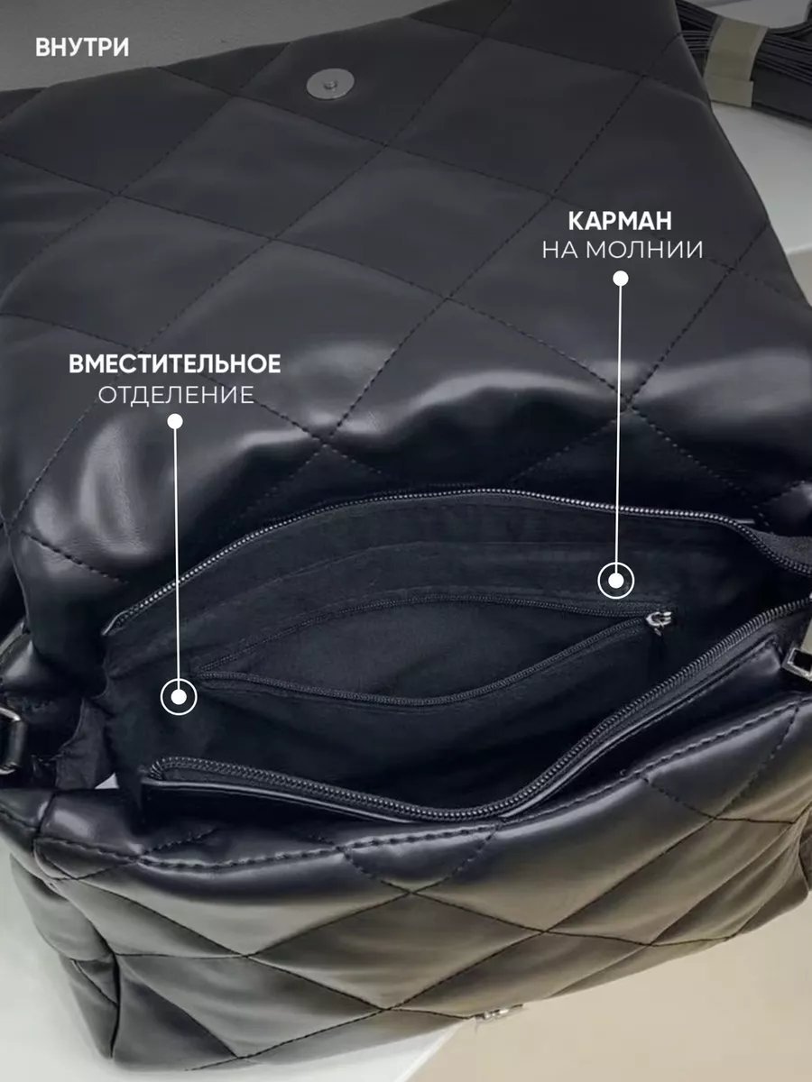 Сумка кросс-боди heybags экокожа черный купить,NaN
