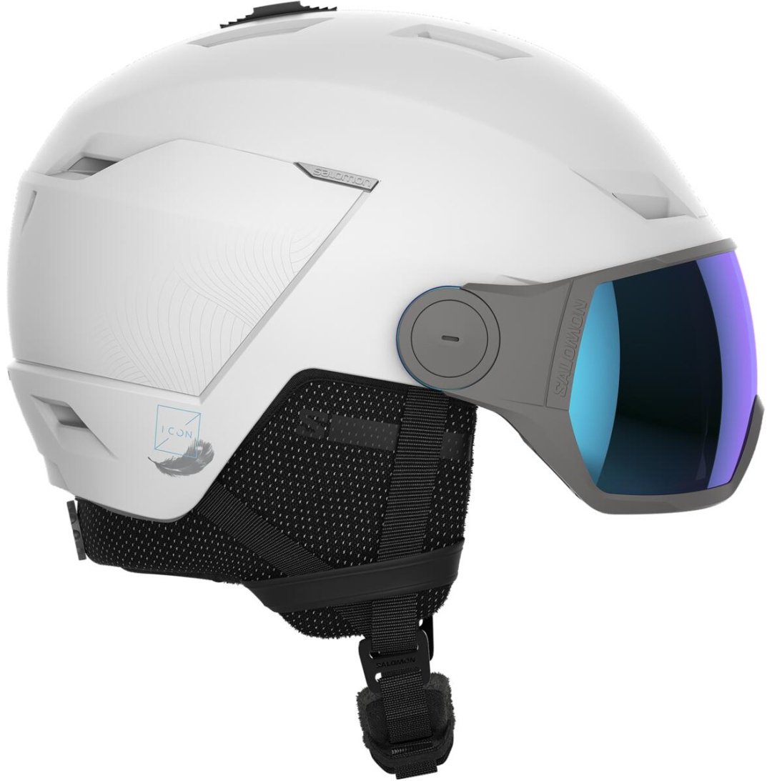 Шлем Salomon ICON LT VISOR 411997 белый M купить,NaN