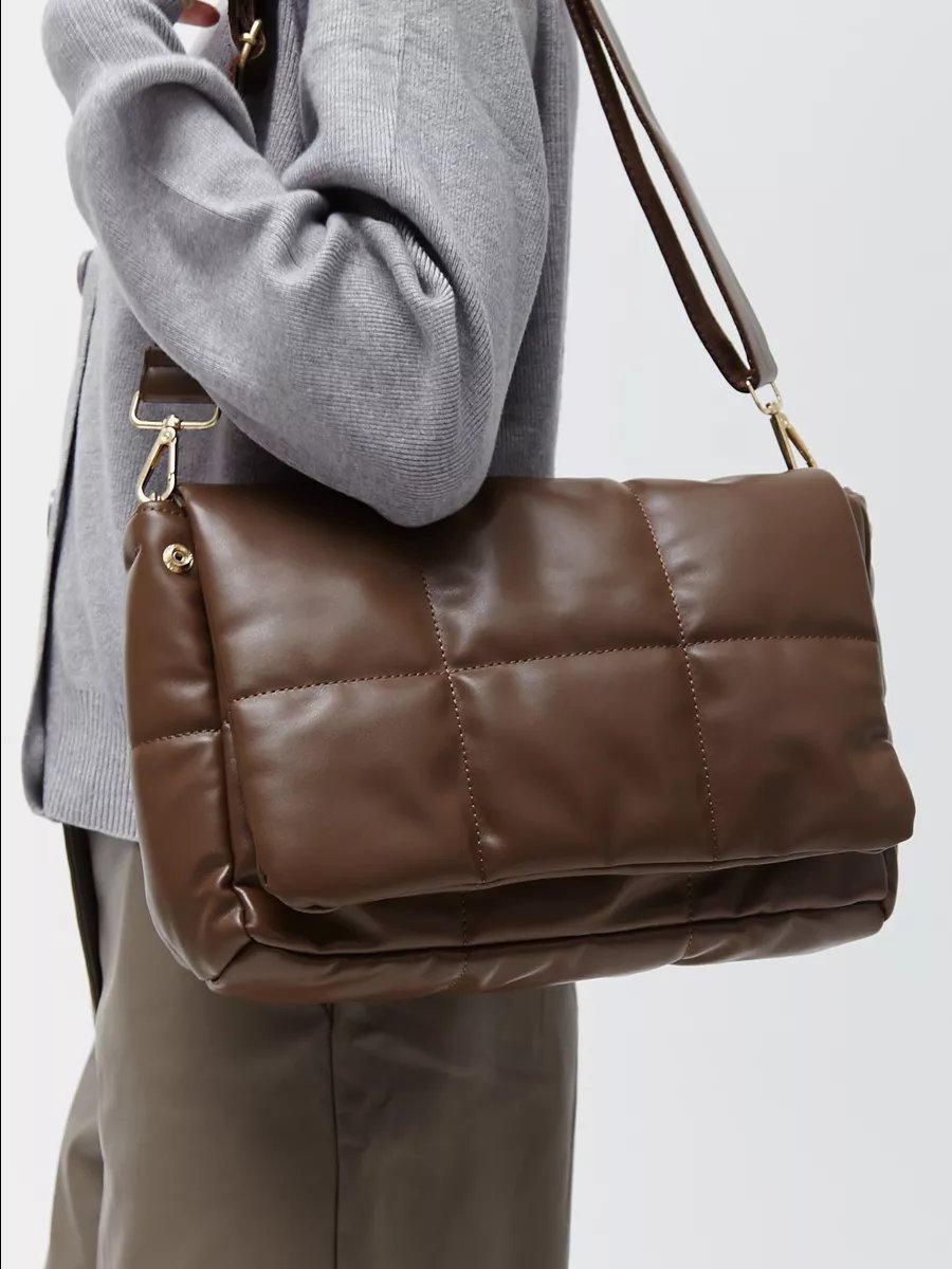 Сумка кросс-боди heybags искусственная кожа коричневый купить,NaN