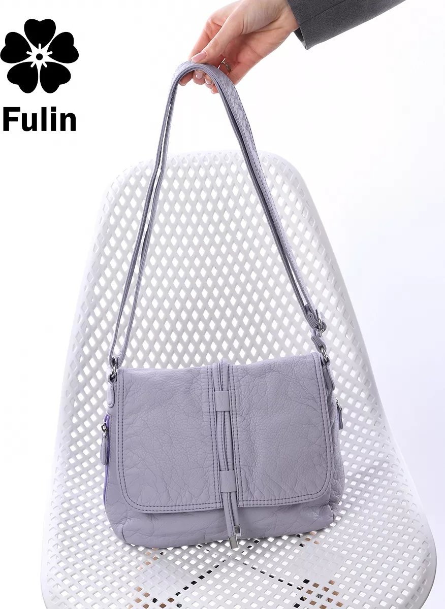 Мини-сумка FULIN экокожа фиолетовый купить,NaN