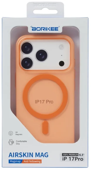 Чехол Borikee для телефона Iphone 17 Pro Max BK-045 Orange