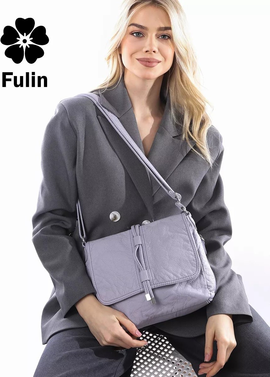 Мини-сумка FULIN экокожа фиолетовый купить,NaN