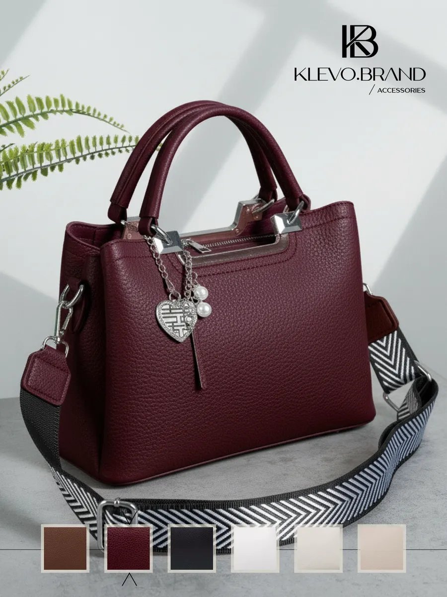 Сумка кросс-боди Klevo.brand экокожа красный купить,NaN
