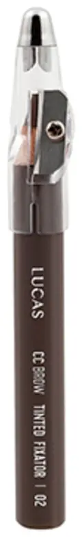 Lucas Cosmetics карандаш CC Brow Tinted Fixator 02 Dark Brown купить,NaN