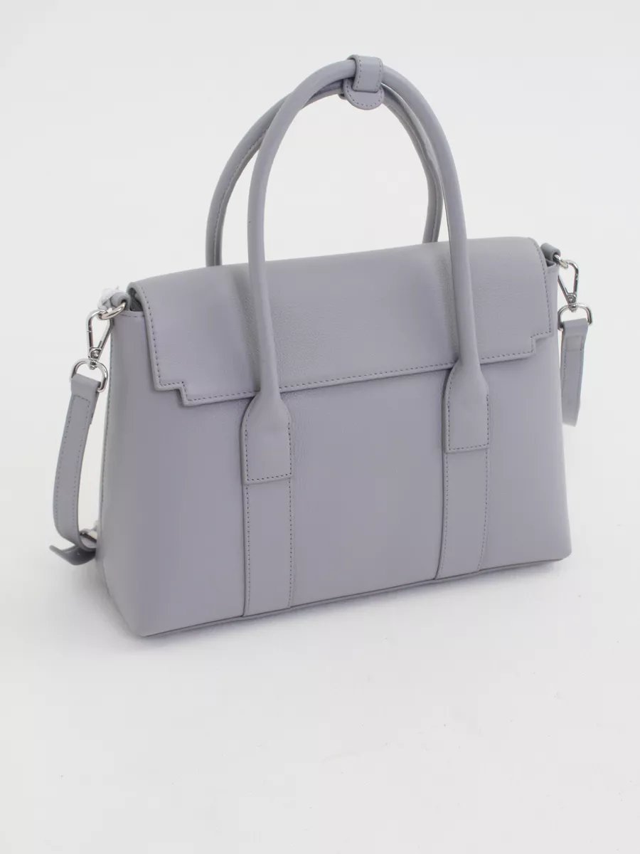 Сумка тоут FoxesBag натуральная кожа фиолетовый купить,NaN