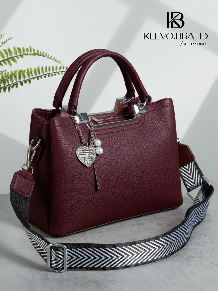 Сумка кросс-боди Klevo.brand экокожа красный купить,NaN