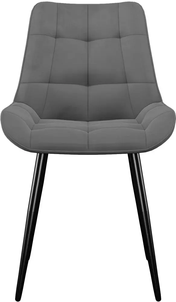 Стул ДИК DikLine 226, 86x50x61 см, серый, черный 1 шт. купить,NaN