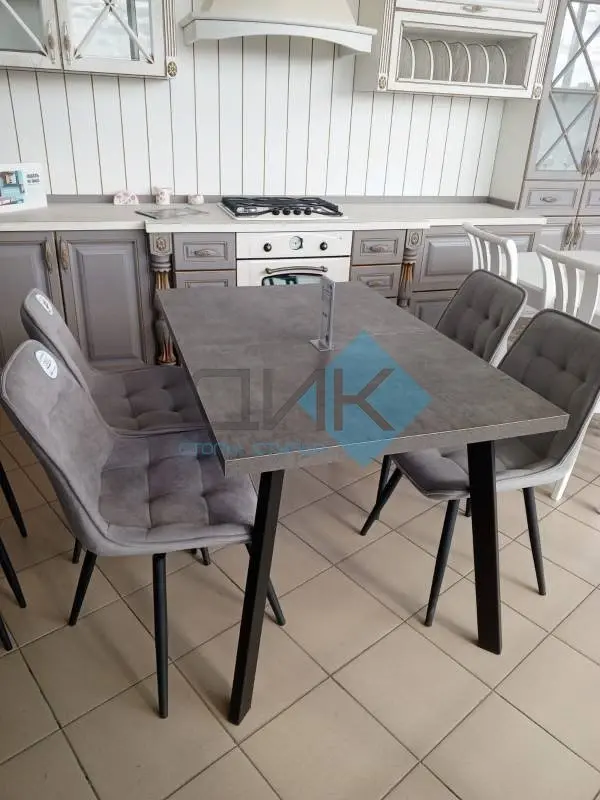 Стул ДИК DikLine 226, 86x50x61 см, серый, черный 1 шт. купить,NaN