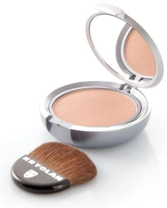 Kryolan Пудра-хайлайтер компактная с сиянием в футляре Glamour Glow пудра-хайлайтер 9072/Pale Tan купить,NaN