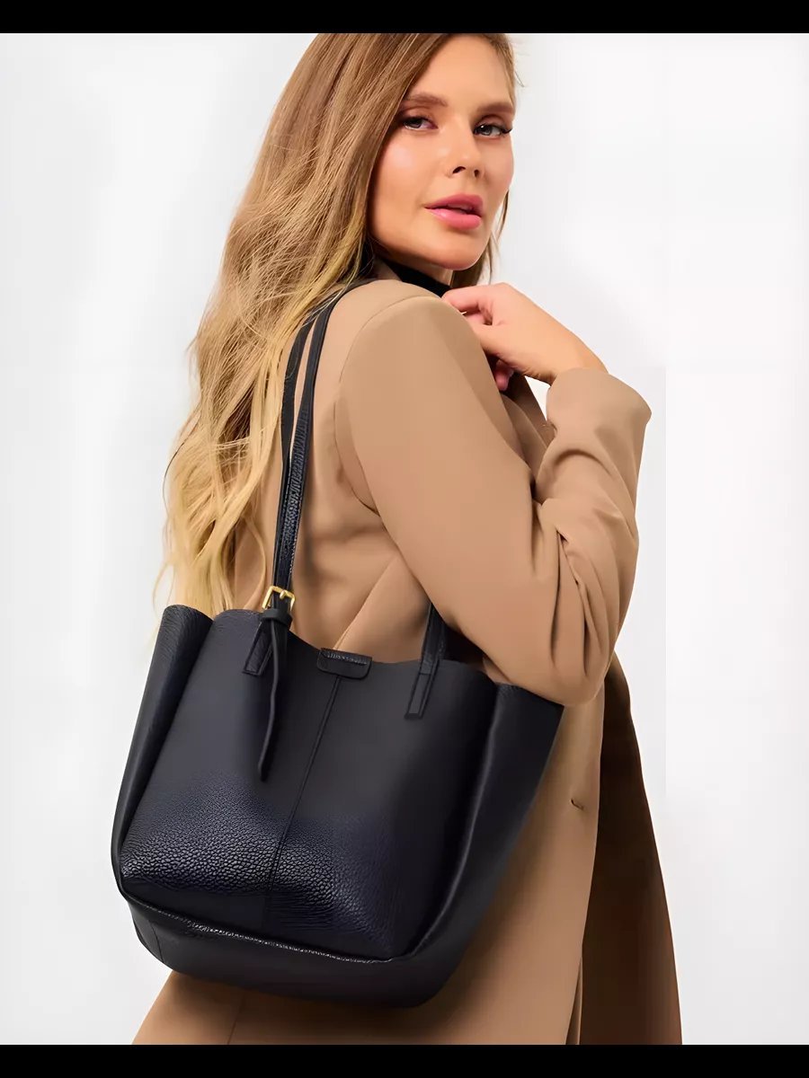 Мини-сумка AYS shop натуральная кожа черный купить,NaN
