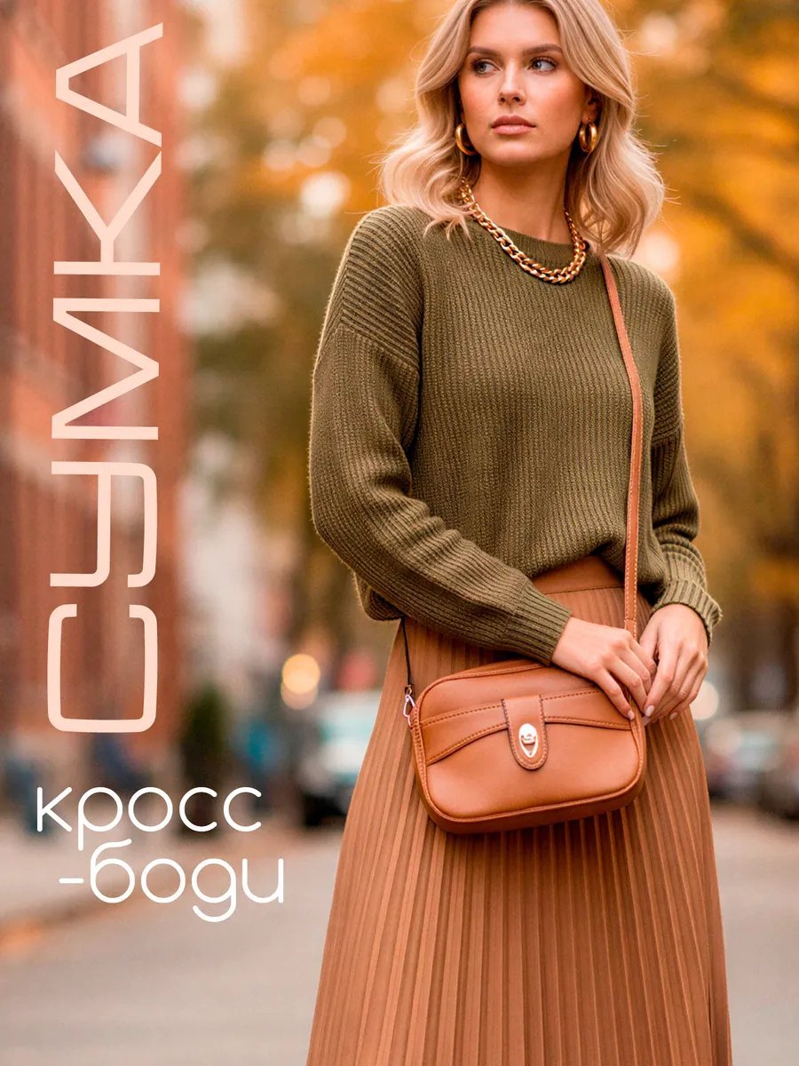 Сумка кросс-боди полиэстер оранжевый купить,NaN