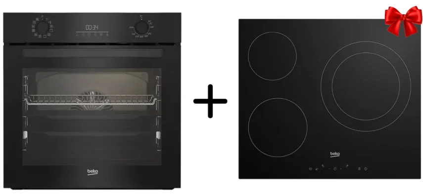 Духовой шкаф BEKO BBIR13301BC Black + подарок купить,NaN