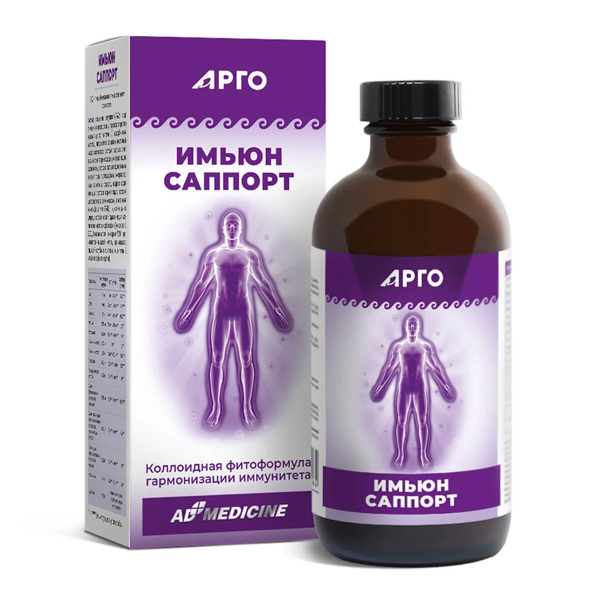 AD MEDICINE LLC Раствор Имьюн Саппорт 235мл купить,NaN