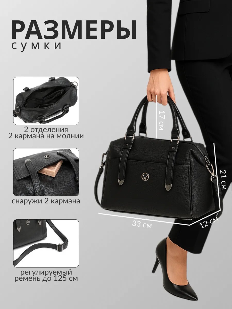 Сумка кросс-боди LMIXX экокожа черный купить,NaN