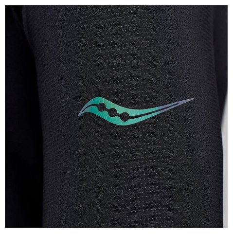 Лонгслив Saucony черный купить,NaN