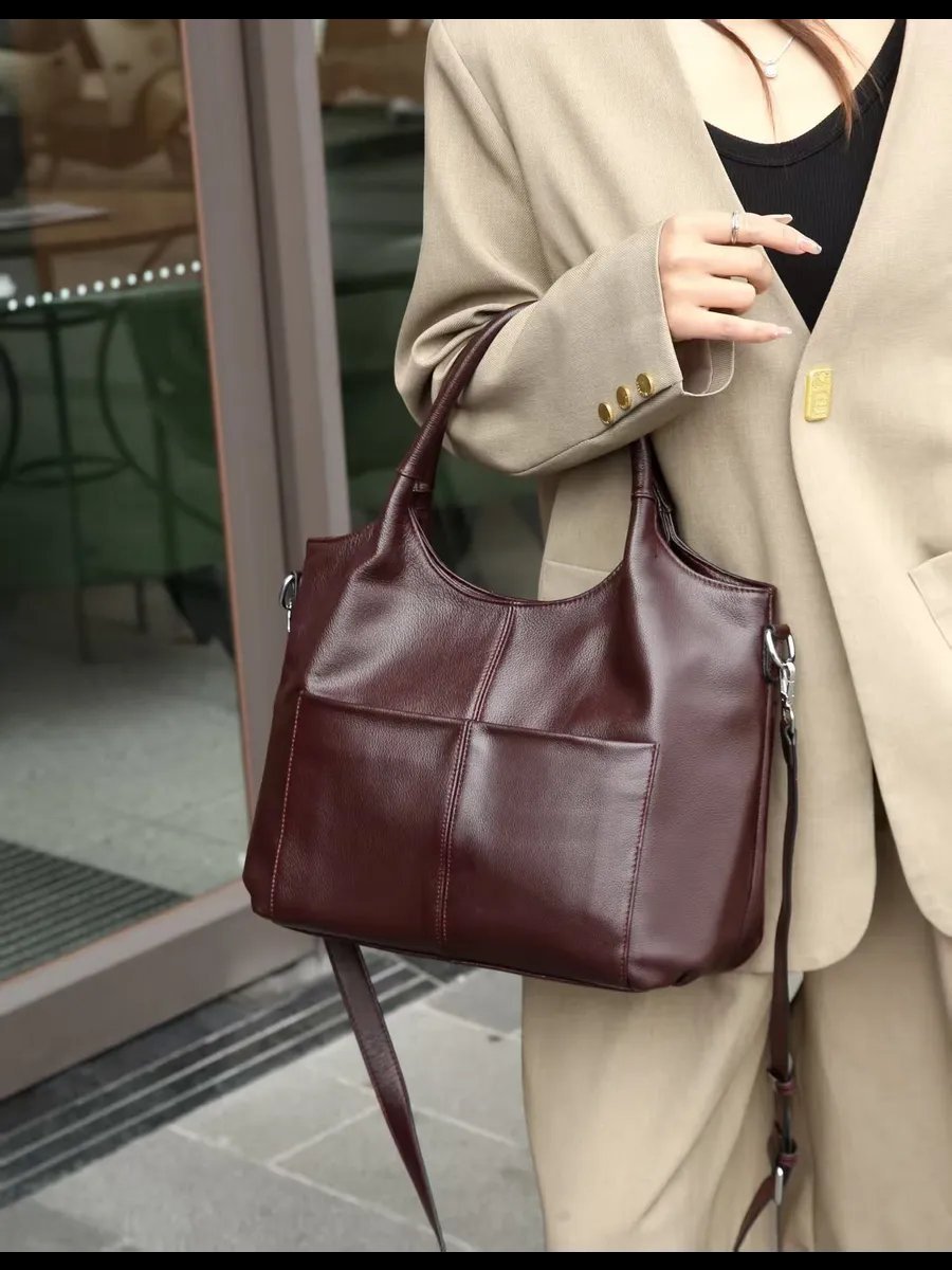 Сумка шоппер A&U BAGS текстиль красный купить,NaN