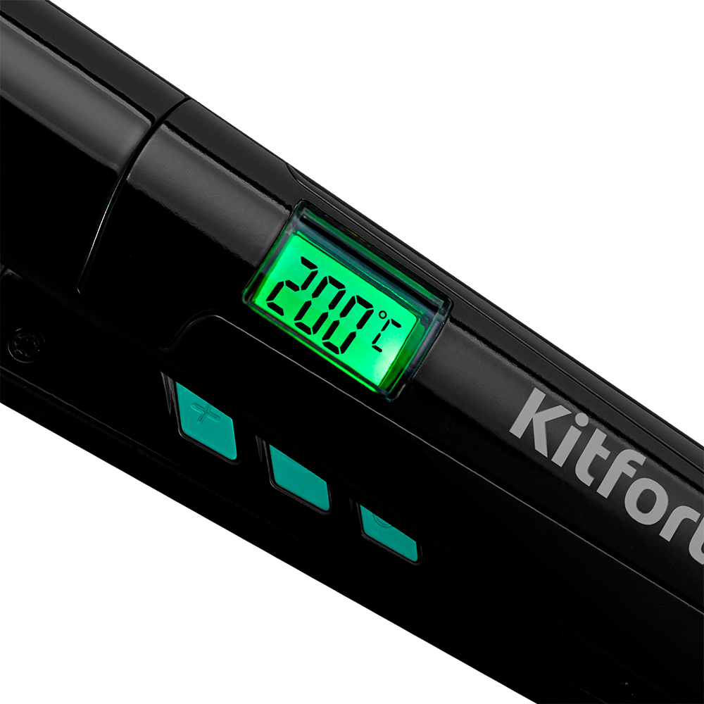 Выпрямитель Kitfort КТ-3226-3 черно-бирюзовый