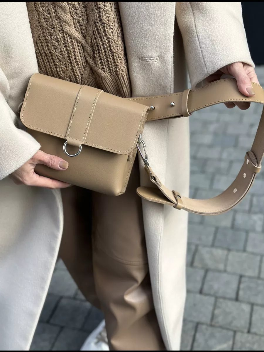 Сумка кросс-боди FV Fabric экокожа бежевый купить,NaN
