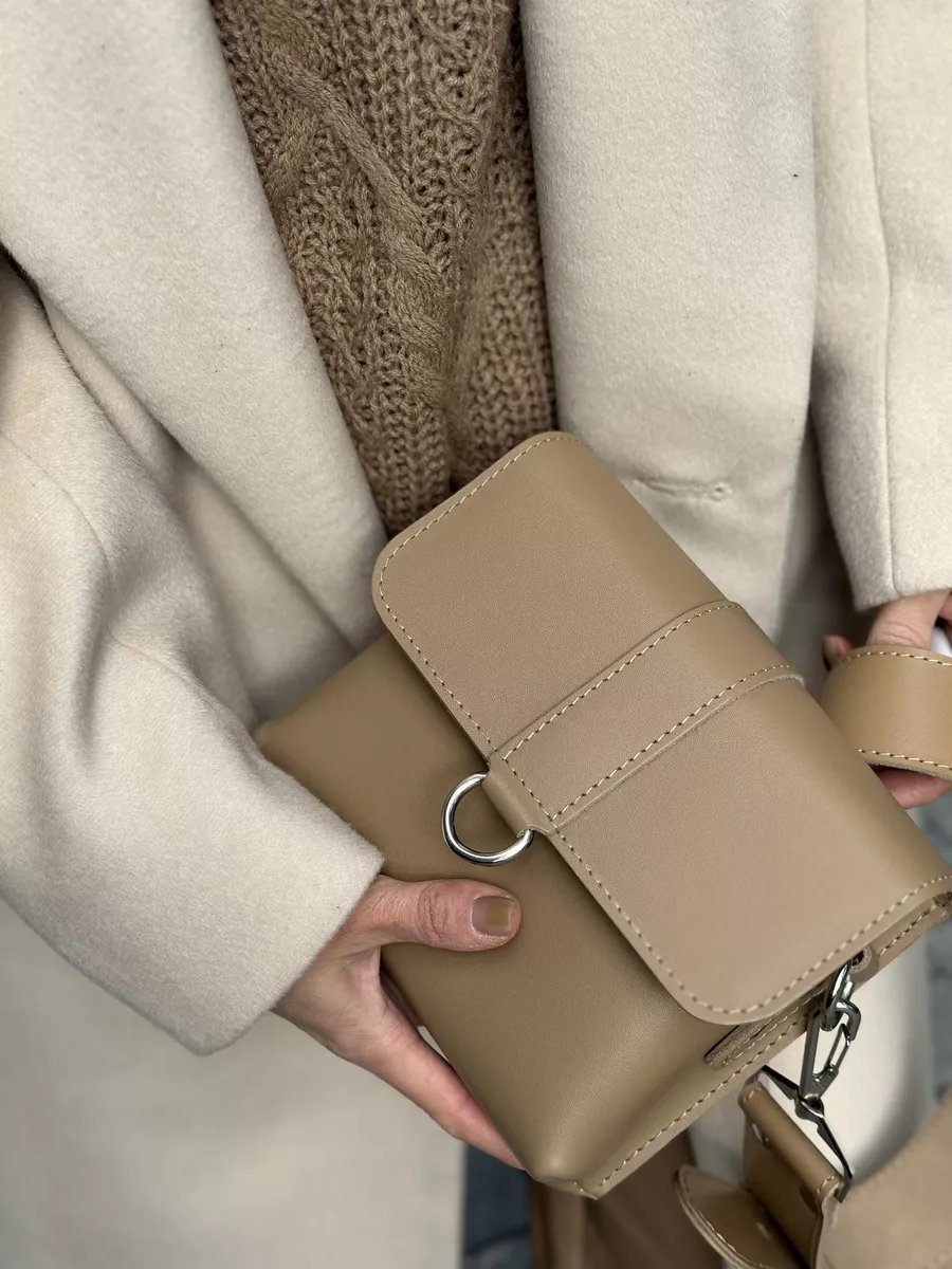 Сумка кросс-боди FV Fabric экокожа бежевый купить,NaN