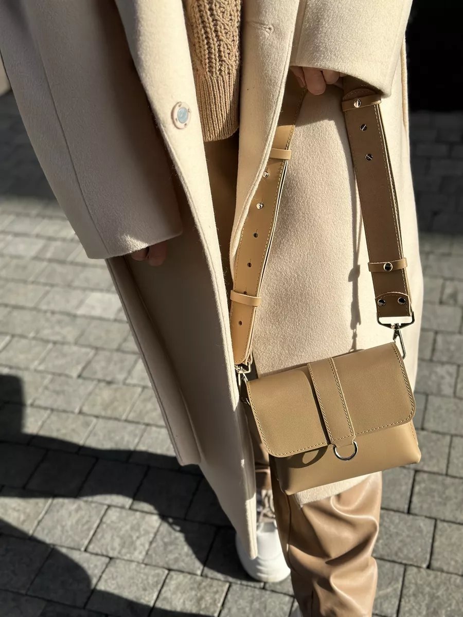 Сумка кросс-боди FV Fabric экокожа бежевый купить,NaN