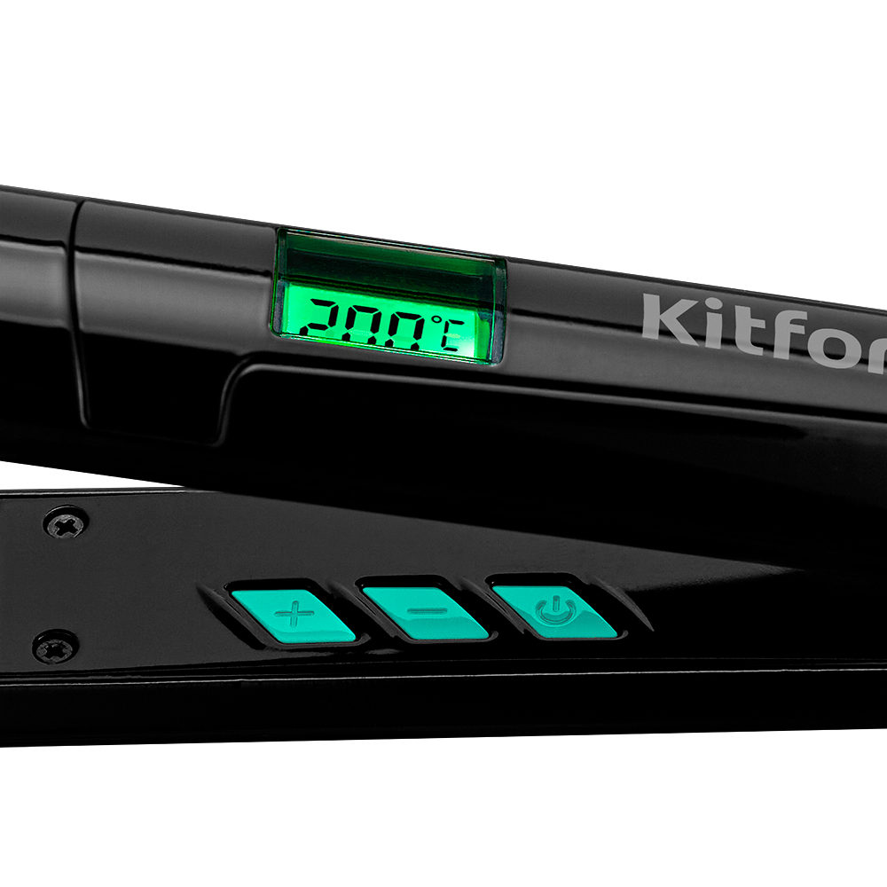 Выпрямитель Kitfort КТ-3226-3 черно-бирюзовый