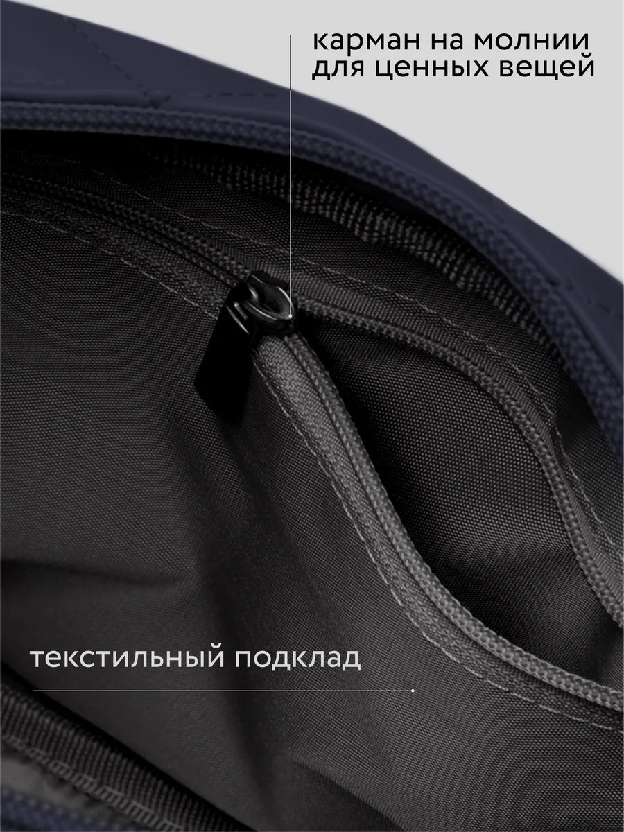 Сумка кросс-боди ANTAN экокожа синий купить,NaN