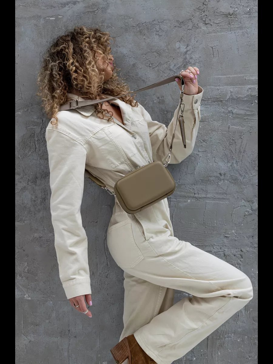 Сумка кросс-боди Rare accessories натуральная кожа зеленый купить,NaN