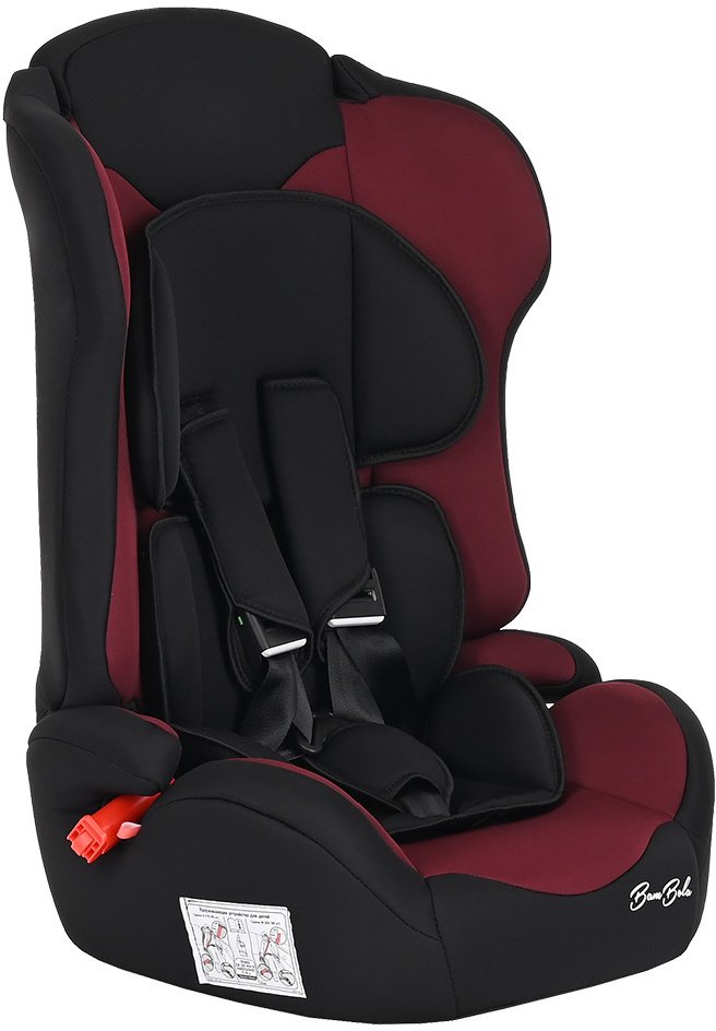 Автокресло BamBola Primo KRES3739 Black/Burgundy купить,NaN