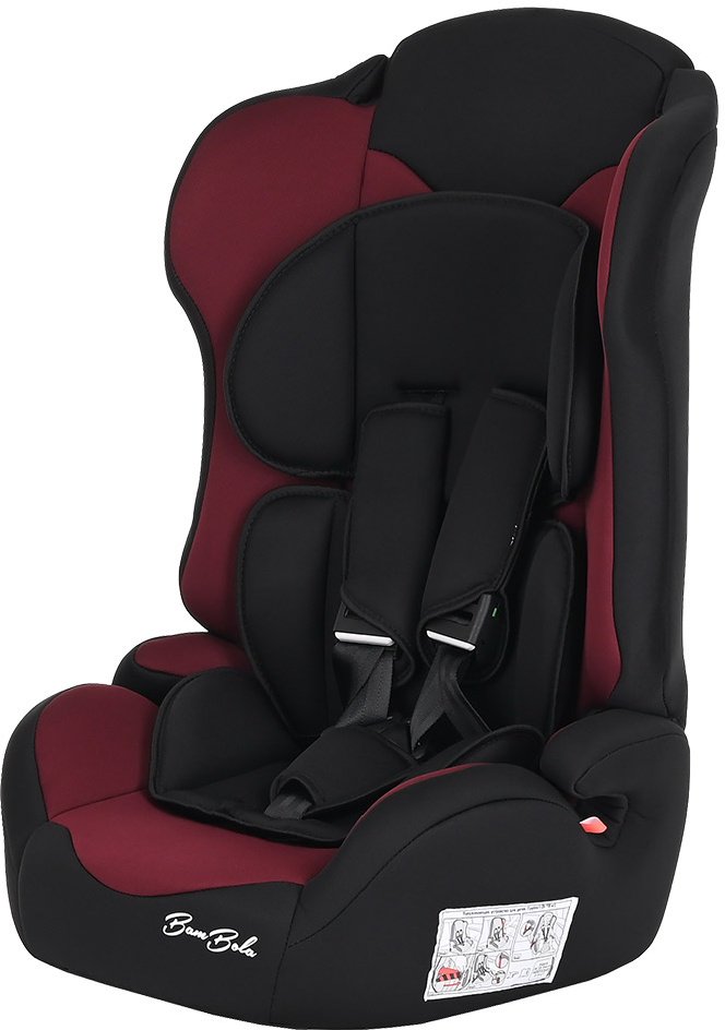 Автокресло BamBola Primo KRES3739 Black/Burgundy купить,NaN