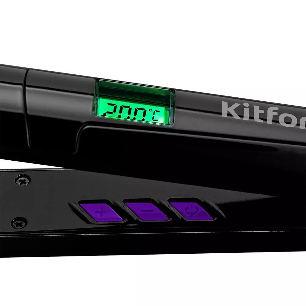 Выпрямитель Kitfort КТ-3226-1 черно-фиолетовый