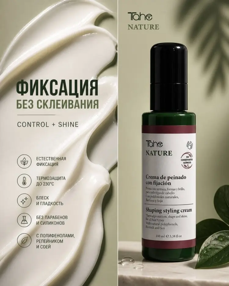 Tahe Shaping styling cream крем 100 мл купить,NaN