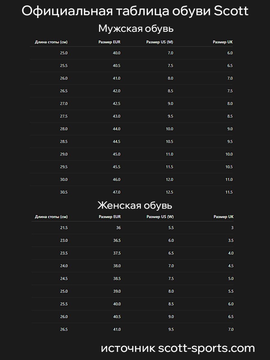 Кроссовки Scott мультиколор