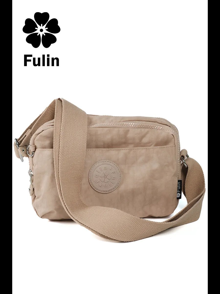 Сумка кросс-боди FULIN плащевка зеленый купить,NaN