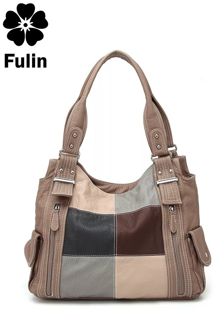 Сумка багет FULIN экокожа зеленый купить,NaN
