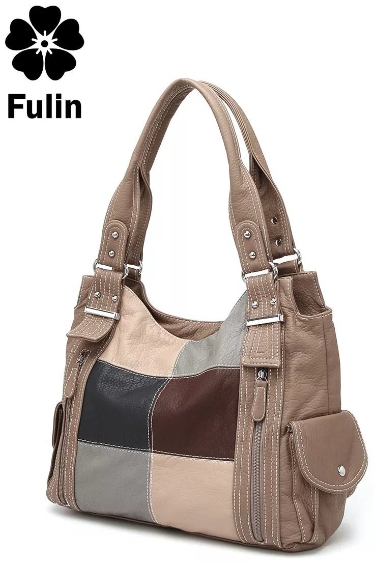 Сумка багет FULIN экокожа зеленый купить,NaN