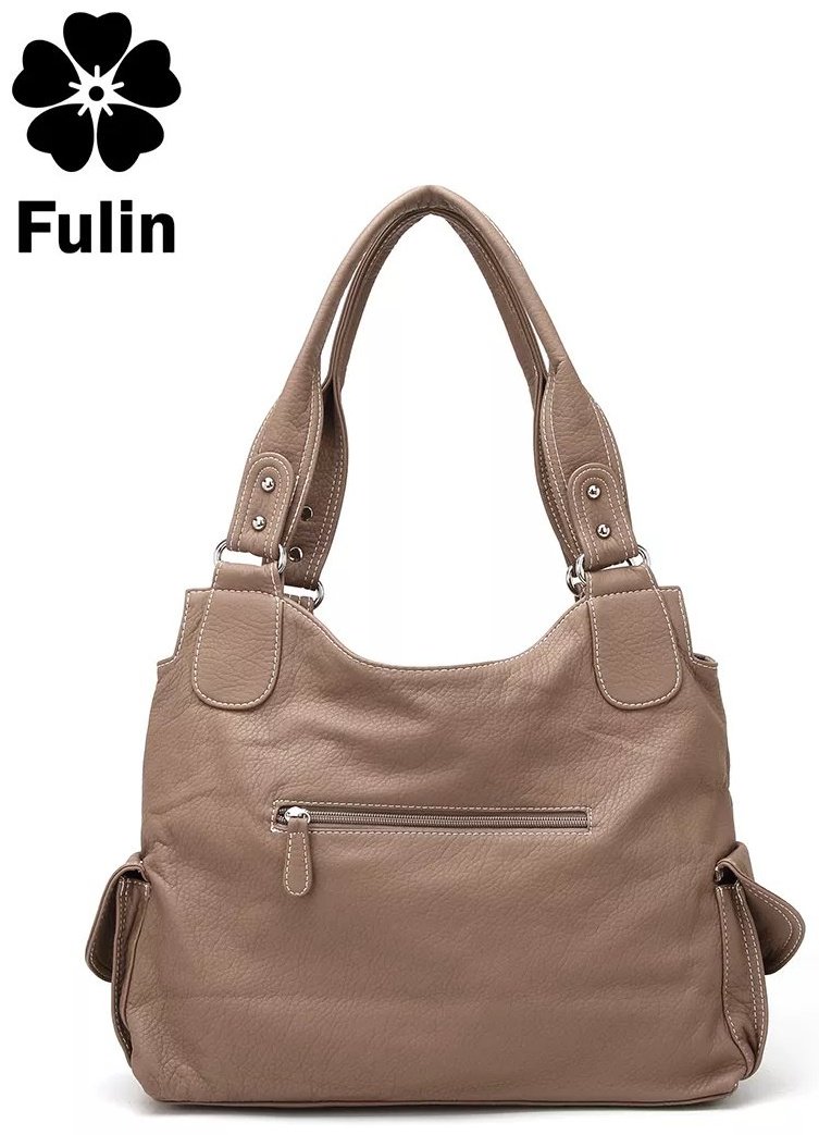 Сумка багет FULIN экокожа зеленый купить,NaN