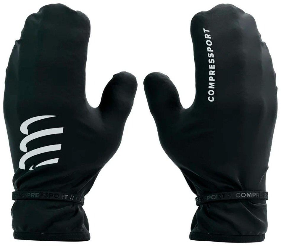 Перчатки Compressport размер 8, 9 черный купить,28900