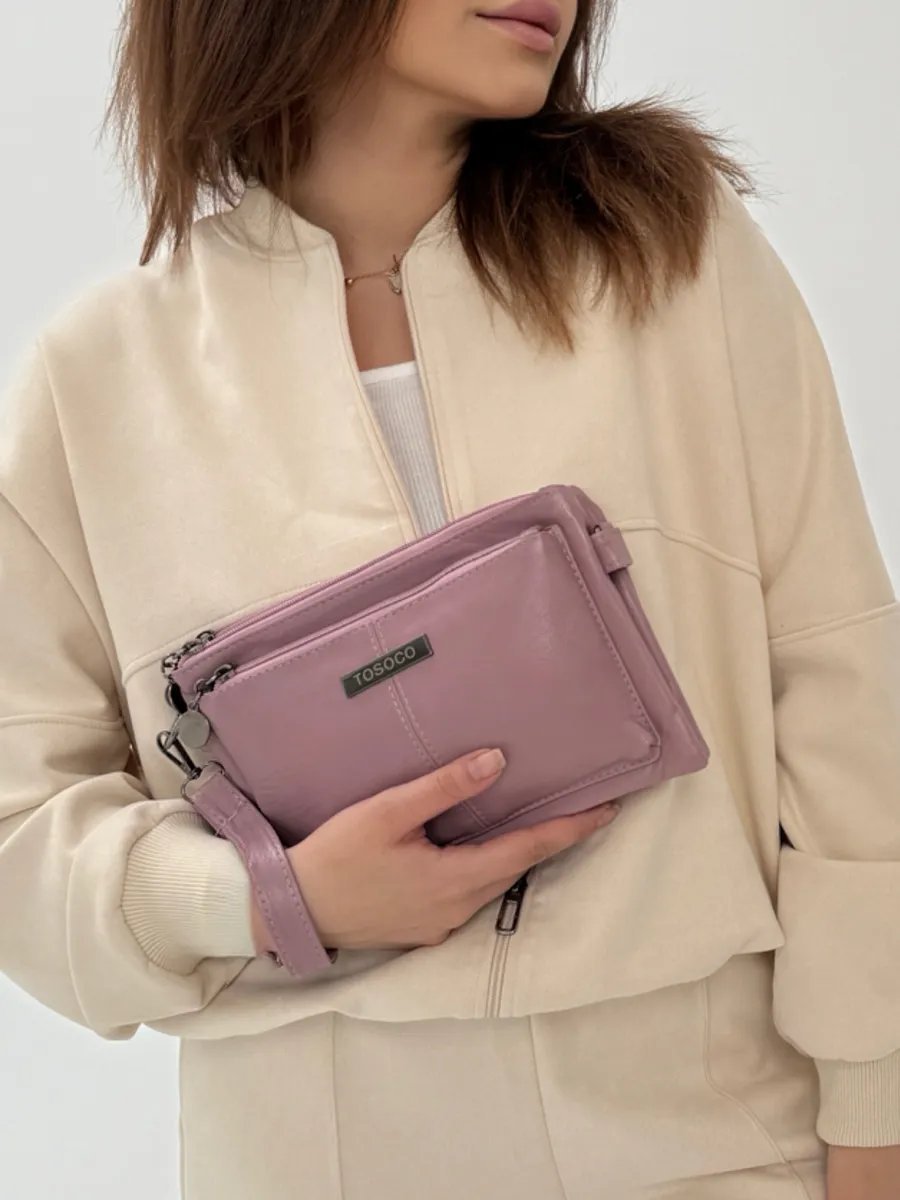 Сумка багет TrendCase экокожа синий купить,NaN