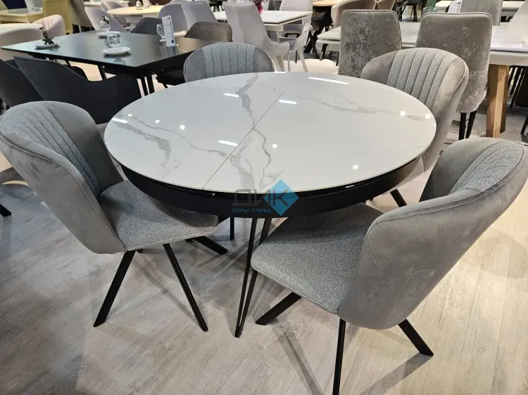 Стул ДИК DikLine 299, 87.5x50x60 см, серый 1 шт.
