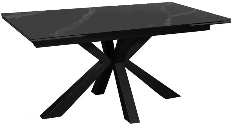Обеденный стол ДИК DikLine SFE140, 140х80x77 см, керамика, черный купить,NaN
