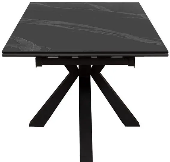 Обеденный стол ДИК DikLine SFE140, 140х80x77 см, керамика, черный купить,NaN