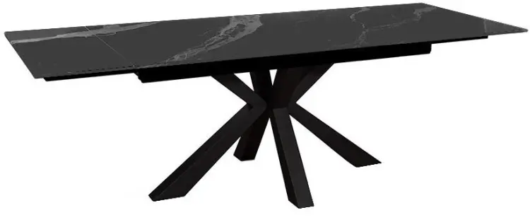 Обеденный стол ДИК DikLine SFE140, 140х80x77 см, керамика, черный купить,NaN