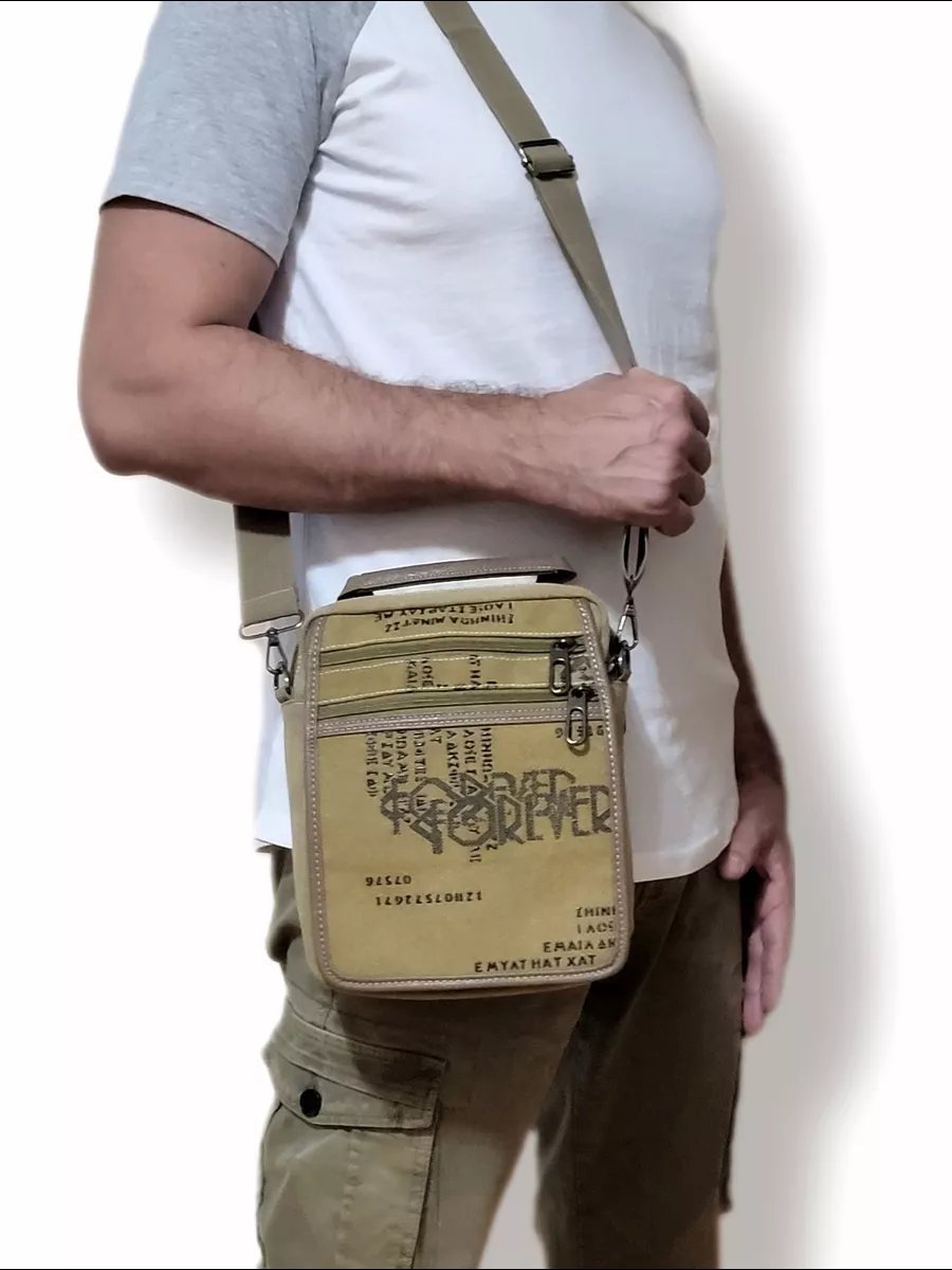 Мини-сумка Leather Goods SV оксфорд бежевый купить,NaN