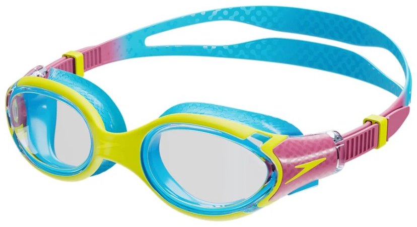 Очки Speedo Biofuse 2.0/8-00336317601/one size, yellow pink для детей желтый, розовый, синий