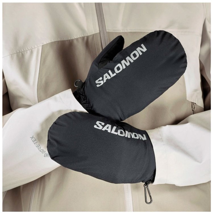 Варежки Salomon размер 16 черный купить,29900