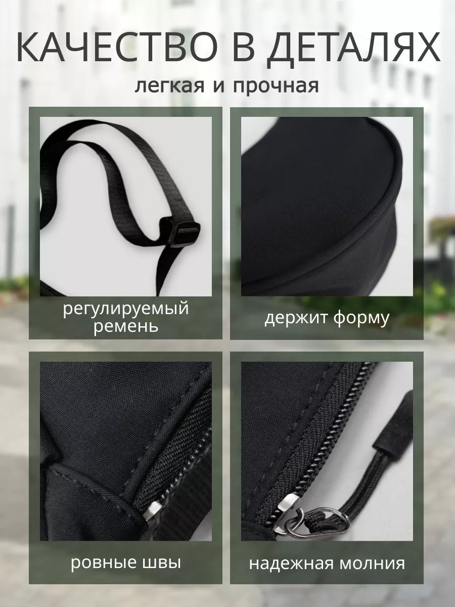 Сумка шоппер NIERA нейлон черный купить,NaN